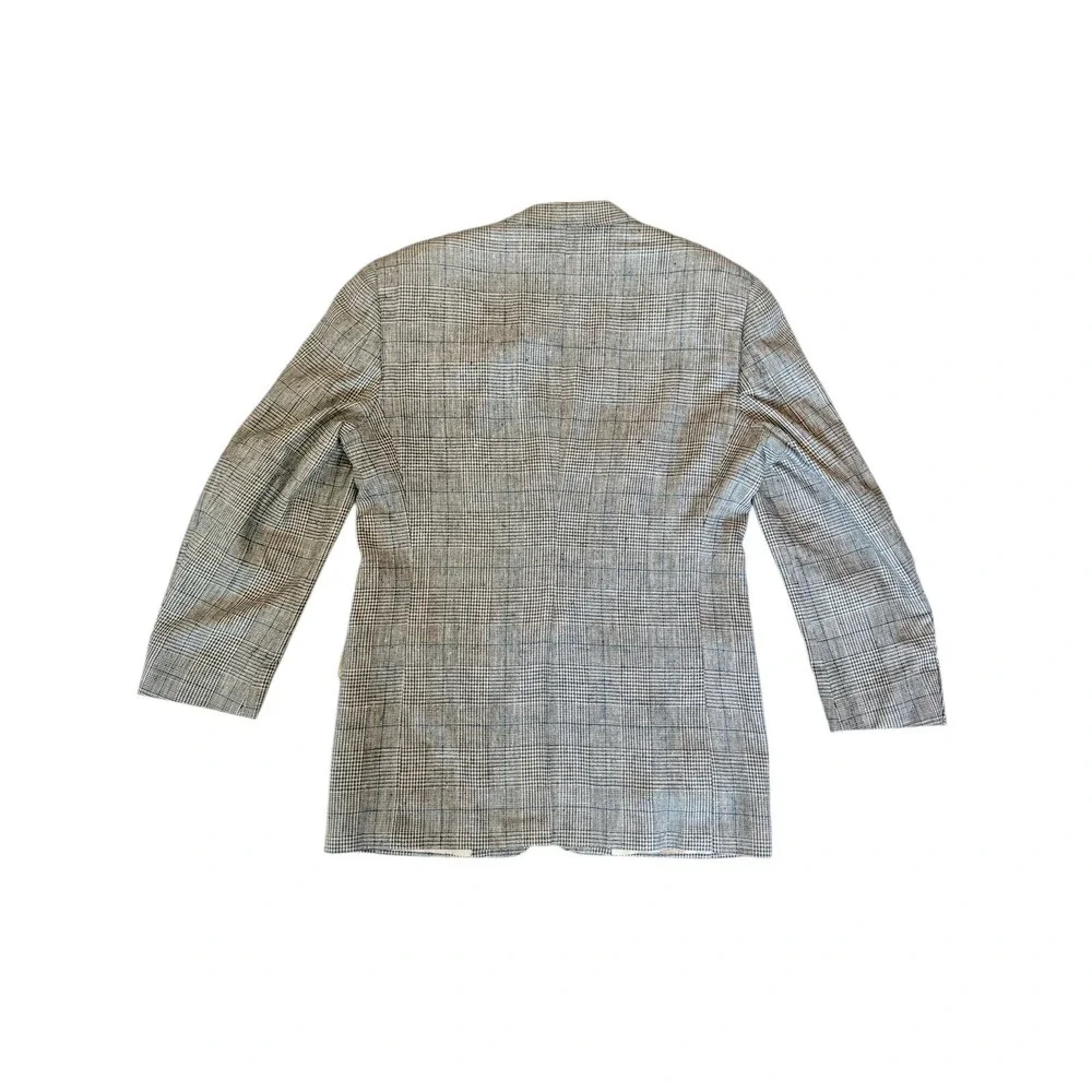 Silk Glen Plaid Blazer SOUTHAMPTON for NORDSTROM Men's 41R Sport Coat Jacket
